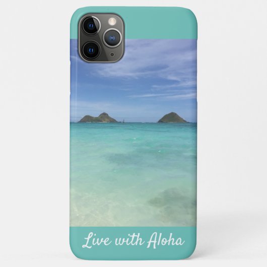 Aloha Kailua、Oahu iPhone/iPadケースとのライブ Case-Mate iPhoneケース (裏面)
