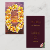 Aloha Lei  名刺 (正面/裏面)