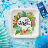 Aloha Luau  ペーパープレート (パーティー)