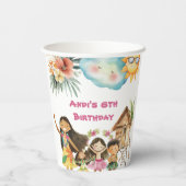 Aloha Luau Kids Birthday  紙コップ (裏面)