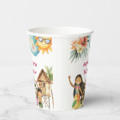 Aloha Luau Kids Birthday  紙コップ (右)