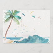 Aloha Luau Kids Birthday Invitation 招待状 (裏面)