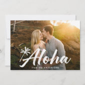 Aloha Palm Tree 2写真 シーズンカード (正面)