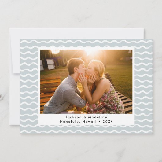 Aloha Palm Tree 2写真 シーズンカード (裏面)