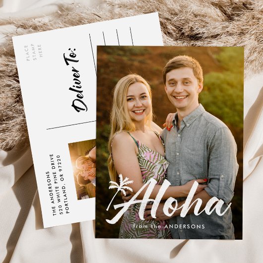 Aloha Palm Tree 2写真 シーズンポストカード