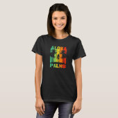 Aloha Palms Tropical Island Tiki Party Hawaii Tシャツ (正面フル)