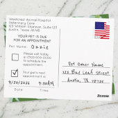 Aloha Pet Appointment Reminder ポストカード