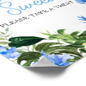 Aloha Pineapple Baby Shower Babies are Sweet Sign ポスター (角)