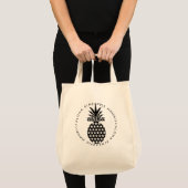 aloha pineapple hawaii　shoppingbag トートバッグ (正面(商品))