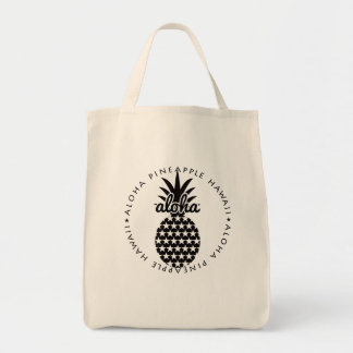 aloha pineapple hawaii　shoppingbag トートバッグ