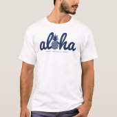 Aloha pineapple LogoColor-Navy Tシャツ (正面)