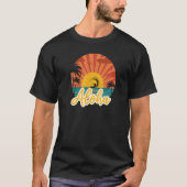 Aloha Retro sunset aloha tee Tシャツ (正面)