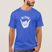 Aloha Shaka Sign Surf Cool Tシャツ (正面)