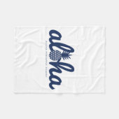 aloha(star) 018 フリースブランケット (正面(横))