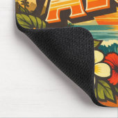 Aloha Sunset Island Vacation Vibes マウスパッド (コーナー)