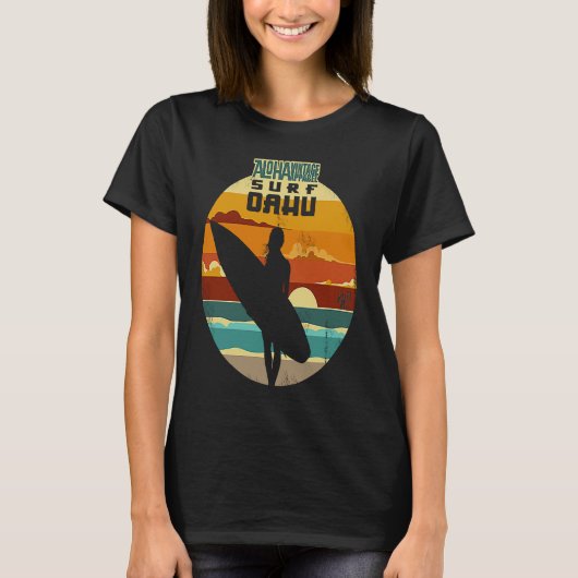 Aloha Surf Surf Oahu Version2 Tシャツ (正面)