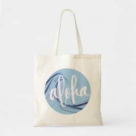 Aloha Tote Bag Kai Ocean Lt Blue (blank back) トートバッグ
