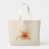 ALOHA TROPICAL FLOWER ラージトートバッグ (裏面)