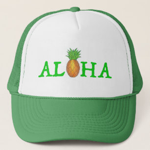 ALOHA Tropical Island Hawaiian Pineapple Hat キャップ