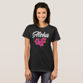 Aloha Women Hawaii Flower Aloha Party Love 1 Tシャツ (正面フル)