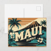 Aloha Yesterday Vintage & Retro of Maui, Hawaii ポストカード (正面/裏面)
