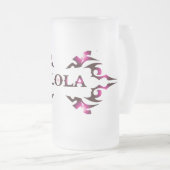 Alola Beer Glass フロストグラスビールジョッキ (正面右)