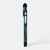 Alone, Not Defeated | Motivational Wolf Art iPhoneケース (左側面)