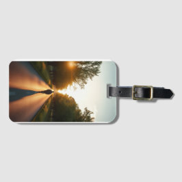  Alone on a Quiet Road – Minimal Luggage Tag ラゲッジタグ