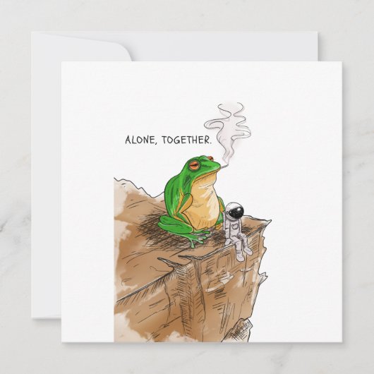 Alone, Together – 宇宙的孤独の宇宙飛行士と 招待状 (正面)