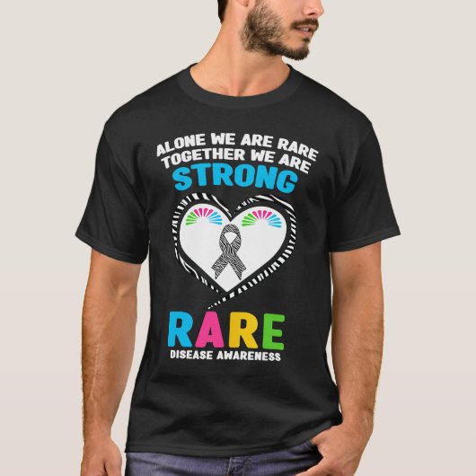 Alone We Are Rare Together We Are Strong Rare Dise Tシャツ (正面)