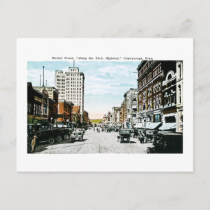 "Along the Dixie Highway", Chattanooga, Tenn. ポストカード