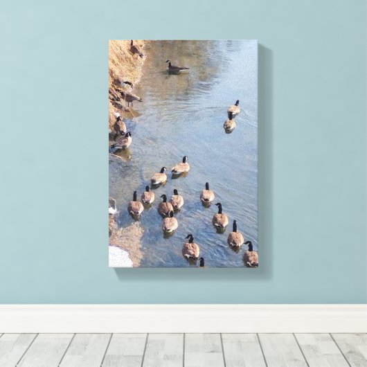 Along the River キャンバスプリント (インサイチュ (ウッドフロア))