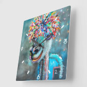 Alpaca - Betty 2 clock-r スクエア壁時計 (傾斜)