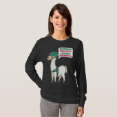 Alpaca Climbing Mountain Climber And Alpaca Fan Tシャツ (正面フル)