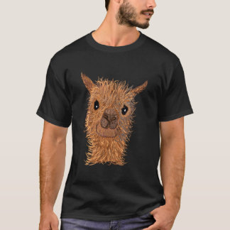 Alpaca Lama Sweet Alpaca Sweet Alpaca Alpaca Head Tシャツ