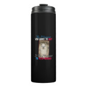 Alpaca Llama – より強くプッシュ勇気付けられる タンブラー (正面)