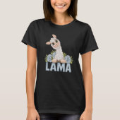 alpaca llama animal  animal tシャツ (正面)