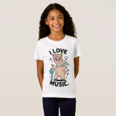 Alpaca love music tシャツ (正面フル)