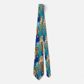 Alpaca Mosaic Floral Neck Tie ネクタイ (正面)