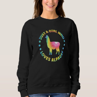 Alpaca Outfit for Llama Lovers Apparel Women & Gir スウェットシャツ