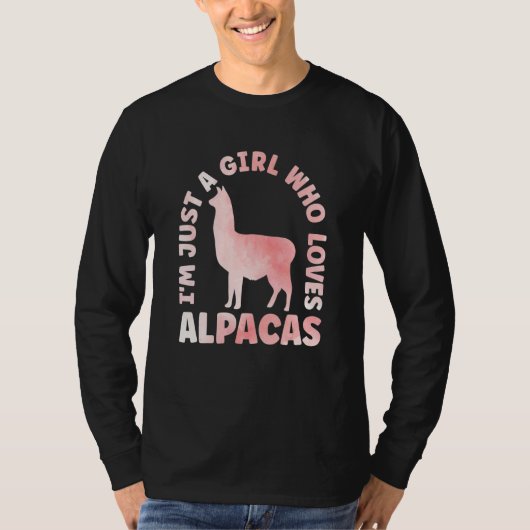 Alpaca Outfit for Llama Lovers Apparel Women & Gir Tシャツ (正面)