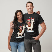 Alpaca Sloth Christmas (3) Tシャツ (ユニセックス)