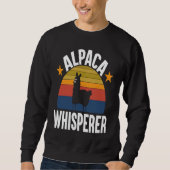 Alpaca Whisperer I Alpaca スウェットシャツ (正面)