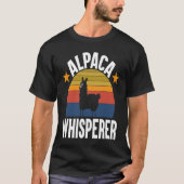 Alpaca Whisperer I Alpaca Tシャツ (正面)