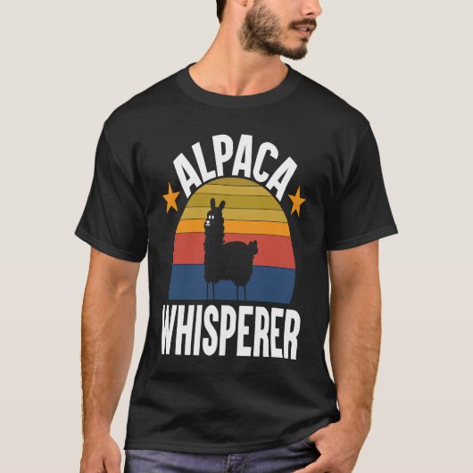 Alpaca Whisperer I Alpaca Tシャツ (正面)