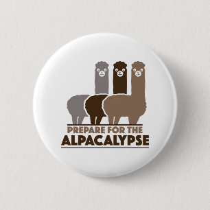 Alpacalypseのために準備して下さい 缶バッジ