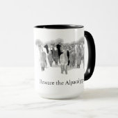 Alpacalypse -おもしろいなおたくの時代遅れのユーモア--を用心して下さい マグカップ (正面右)