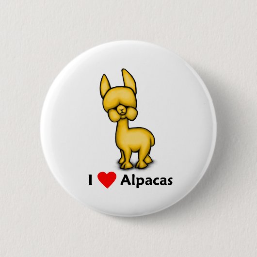 alpacasilove 缶バッジ (正面)