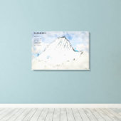 Alpamayo キャンバスプリント (インサイチュ (ウッドフロア))