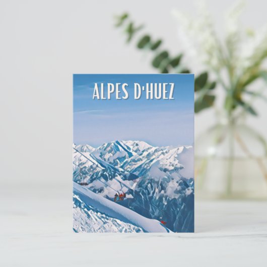Alpe d'Huez Station de ski  ポストカード (スタンド正面)